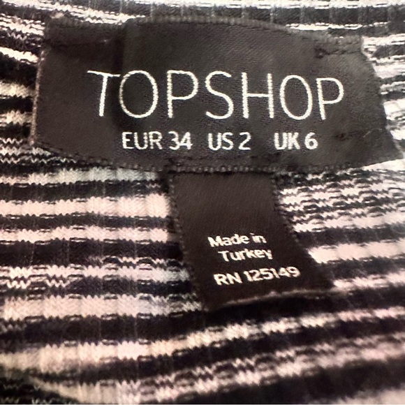 Topshop Space Dye Skater Dress - Picture 7 of 9